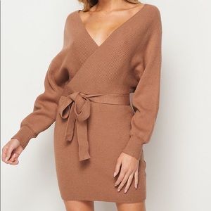 Wrap Sweater Dress 🔥